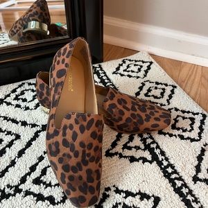 Leopard print Flats.
